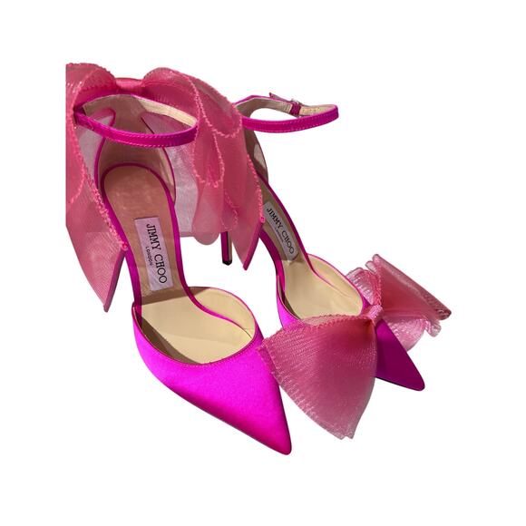 Jimmy choo hot pink bow heel - Picture 6 of 6